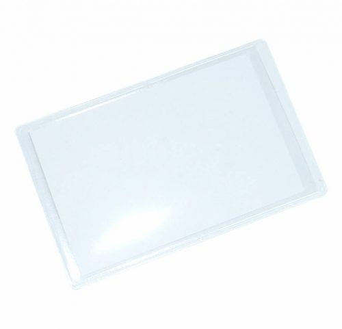 Adhesive business card sleeves 60x95 mm