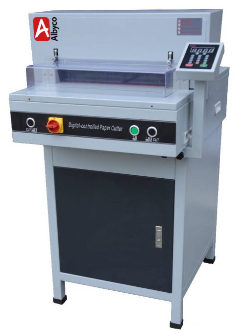 Albyco P468 electro-mechanical automatic paper cutter