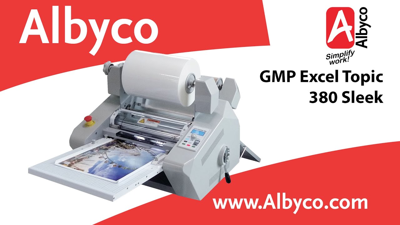 GMP Exceltopic 380 Digital laminating machine Albyco